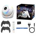 U6 Android 14 Smart Projector H723 with 2x Wireless Game Controller