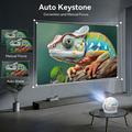 U6 Android 14 Smart Projector H723 with 2x Wireless Game Controller