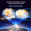 U6 Android 14 Smart Projector H723 with 2x Wireless Game Controller