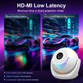 U6 Android 14 Smart Projector H723 with 2x Wireless Game Controller