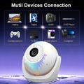 U6 Android 14 Smart Projector H723 with 2x Wireless Game Controller