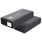 Ugreen ES703 4-in-1 Jump Starter - Air Compressor, 10000mAh Power Bank, LED Light - Black