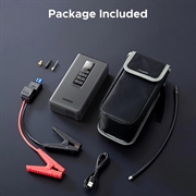 Ugreen ES703 4-in-1 Jump Starter - Air Compressor, 10000mAh Power Bank, LED Light - Black
