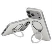 iPhone 18 Pro Max/17 Pro Max UNIQ Elix 360 Rotating Kickstand Case - MagSafe Compatible - Light Grey