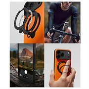 iPhone 18 Pro/17 Pro UNIQ Elix 360 Rotating Kickstand Case - MagSafe Compatible - Orange