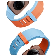 Apple Watch 40/41/42mm UNIQ Revix IV Reversible Magnetic Strap - Orange / Blue