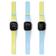 Apple Watch 44/45/46/49mm UNIQ Revix IV Reversible Magnetic Strap - Lime Green / Blue