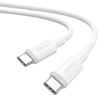 USAMS U90 SJ763 1m Type-C Data Transfer / Fast Charging Cable - 60W - White