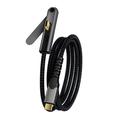 USB-C 3.2 Cable with Foldable Stand - 20Gbps, 4K 60Hz, 2m - Black