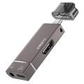 USB-C to HDMI 4K adapter with 100W PD USB-C and mini jack for Mac, iPhone, Android