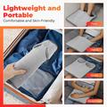 USB Electric Foot Warmer with 4 Heat Levels, Timer - Grey