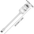 USB Galaxy Projector Night Light - 13 Star Discs, 360 Flexible Gooseneck Design - White