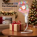 USB Galaxy Projector Night Light - 7 Star Discs, 360 Flexible Gooseneck Design - White