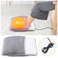 USB Heated Foot Pad with Constant Temperature - Grey