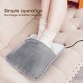 USB Heated Foot Pad with Constant Temperature - Grey