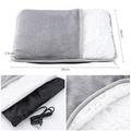 USB Heated Foot Pad with Constant Temperature - Grey