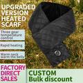 USB Heated Scarf with 3 Heat Levels - Black