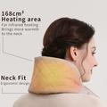 USB Heated Scarf with 3 Heat Levels - Black