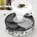 USB Rechargeable Automatic Rotating Fly Trap for Indoor Use - Black
