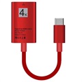 USB Type-C to HDMI Adapter TH002 - 4K - 15cm - Red