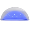 UV Nail Lamp Dryer with 15 LED Lights - 8W - White