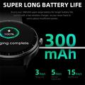 UWIER HR17 Active Smartwatch with Two Strap, LED Flashlight - Black