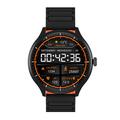 UWIER HR17 Active Smartwatch with Two Strap, LED Flashlight - Black