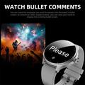 UWIER HR17 Active Smartwatch with Two Strap, LED Flashlight - Silver