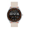 UWIER HR17 Active Smartwatch with Two Strap, LED Flashlight - Silver
