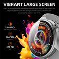 UWIER HR17 Active Smartwatch with Two Strap, LED Flashlight - Silver