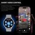 UWIER HR17 Active Smartwatch with Two Strap, LED Flashlight - Silver