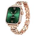 UWIER NovaMini Women Smartwatch with Rhinestone Bezel