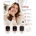 UWIER NovaMini Women Smartwatch with Rhinestone Bezel - Gold
