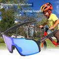 UY 057KC Kids Polarized Sports Sunglasses for Cycling - White / Red