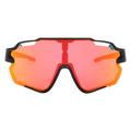 UY066 Polarized Sports Sunglasses for Cycling, Running, Hiking - Black / Red