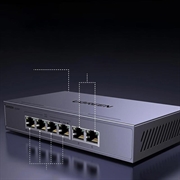 Ugreen 6-Port PoE Ethernet Switch 35371EU - Grey