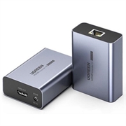 Ugreen CM455 Video Adapter HDMI/RJ45 - 1080P - Grey