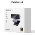 Ugreen CM831-65381 4K Webcam with Dual Microphones - Grey