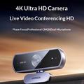 Ugreen CM831-65381 4K Webcam with Dual Microphones - Grey