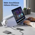Ugreen High-Speed 4-Port USB 3.0 Hub - 15cm, 5Gbps - Black