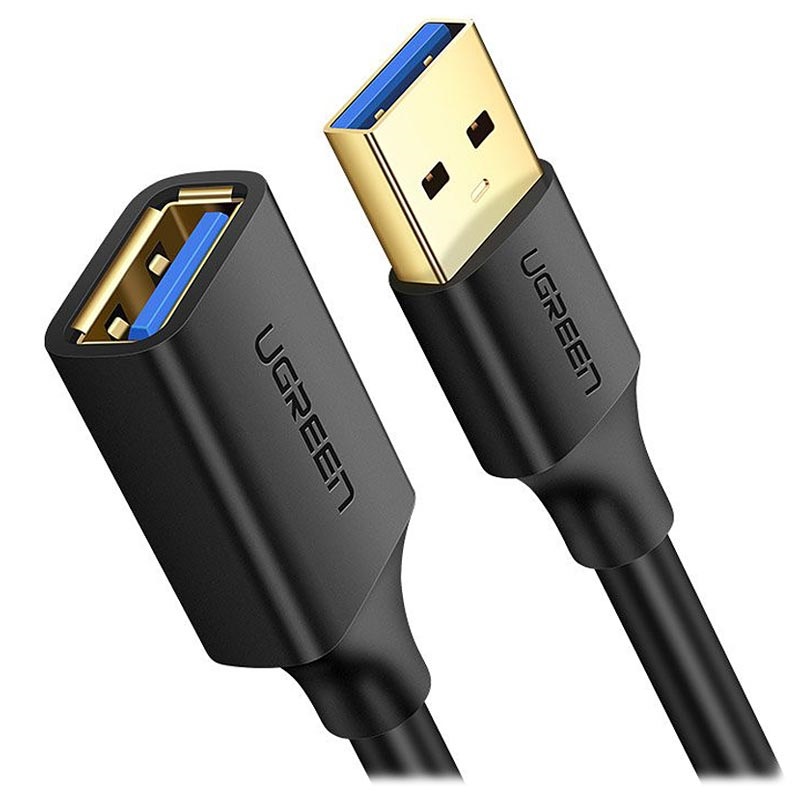 Usb Cable Male To Female Ugreen USB 3.0 Male/Female Extension Cable - 1m - Black