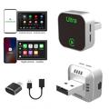 Ultra K15 2-in-1 Wireless CarPlay and Android Auto Adapter - Silver