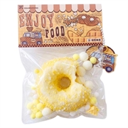 Ultra-Soft TPR Squishy Toy - Cheese Donut