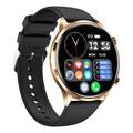 Unisex Sports Smartwatch MX40 - 1.39" - Black / Gold
