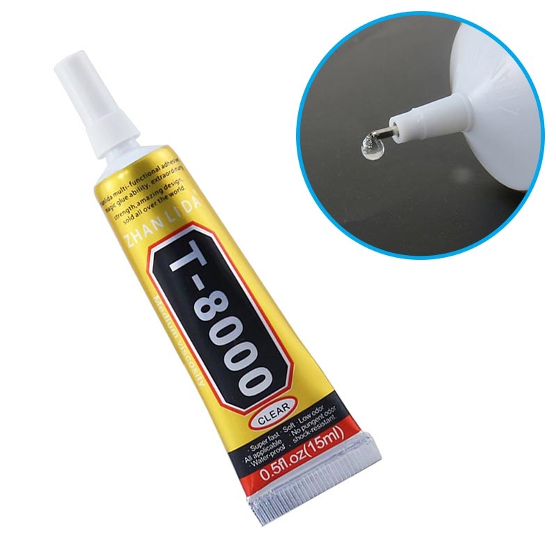 Universal Acrylic Adhesive With Needle Applicator T 8000
