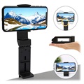 Universal Adjustable Air Travel Phone Holder - 5.5-9.5cm - Black