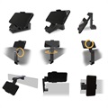 Universal Adjustable Air Travel Phone Holder - 5.5-9.5cm - Black