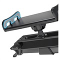 Universal Adjustable Headrest Car Holder - 12-19cm - Black