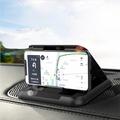 Universal Dash Mount Car Holder - Carbon Fiber - Black