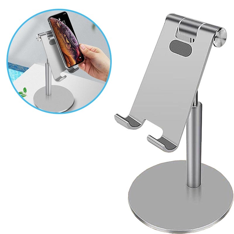 Universal Desktop Holder for Smartphone And Tablet Grey